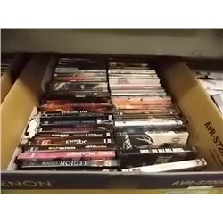 BOX OFAPPROX 50 ASSORTED DVD'S