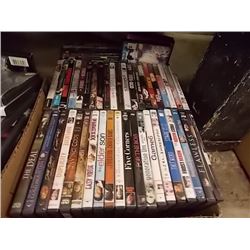 BOX OFAPPROX 50 ASSORTED DVD'S