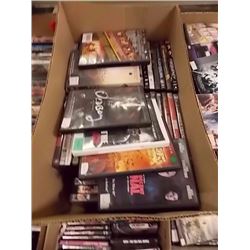 BOX OFAPPROX 50 ASSORTED DVD'S