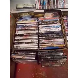 BOX OF APPROX 50 DVD'S