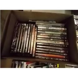 BOX OF APPROX 50 DVD'S