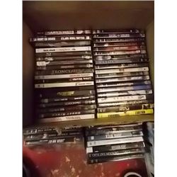 BOX OF APPROX 50 DVD'S