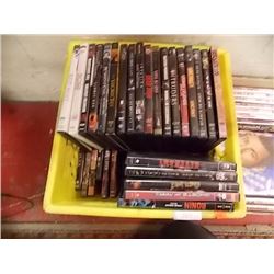 BOX OF APPROX 50 DVD'S
