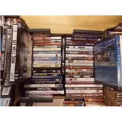 BOX OF APPROX 50 DVD'S