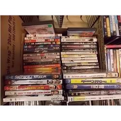 BOX OF APPROX 50 DVD'S