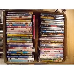 BOX OF APPROX 50 DVD'S