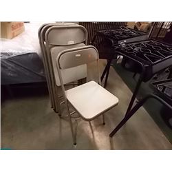 FOLDING METAL CHAIRS- 4 TTL