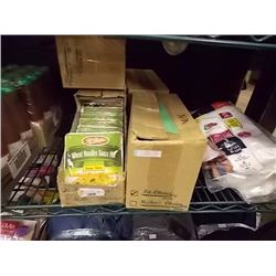 CASE OF WHEAT NOODLE MIX - 2 BOXES TTL PACKAGES. . - RETAIL APPROX. $50