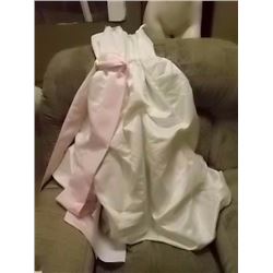 BRIDES MAIDS DRESS - WITHPINK RIBBON