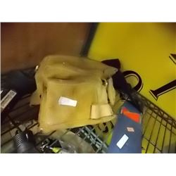 LEATHER TOOL BELT - 4 LARGE POCKETS, MENCIL HOLDER, TAPE HOLDER AND MORE