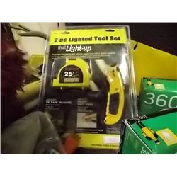 NEW LIGHTED TOOL SET - 2PC
