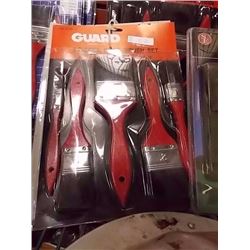 NEW PAINT BRUSHES - 5 PC PKG - 2/LOT (ON RED CARD)