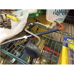 PRY BAR & WOOD HAND DRILL