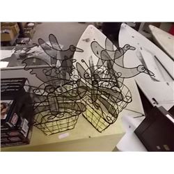 WROUGHT IRON PLANT HOLDERS- 6 TTL