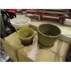PLANT POTS - 3 TTL