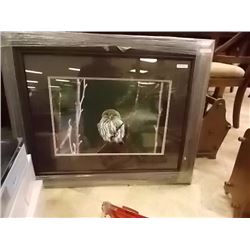 FRAMED PRINT - OWL - KEITH FOCANK - ESTIMATED GALLERY PRICE $525