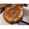 Image 1 : BIRD'S EYE MAPLEUNIQUE HAND CRAFTED CHAIN SAW CARVING - BIRD'S EYE MAPLE - TREE SPIRIT 19"x19"