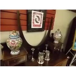 HAND PAINTED VASES - 2 TTL