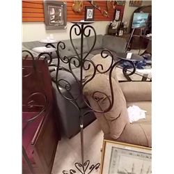 NEW WROUGHT CANDLE HOLDER - 53" TALL