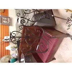 NEW WROUGHT CANDLE HOLDER - 53" TALL