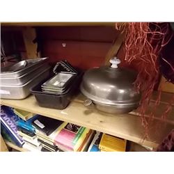 SHELF LOT- BREAD PANS & MORE
