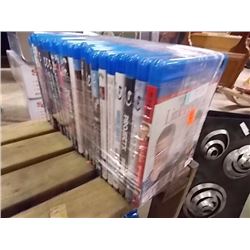 BLUE RAY DVD'S - ASSORTED - APPROX 25 PER LOT