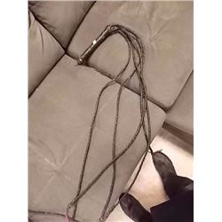 LEATHER WHIP - CAT'O 9 - 5 STAND