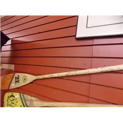 HAND SIGNED WOOD PADDLE