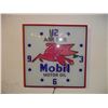 Image 1 : Mobil Oil Advertising Clock Dated 1956