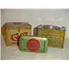 Image 1 : 3 Different Square Tobacco Tins