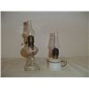 Image 1 : 2 Miniature Coal Oil Lamps