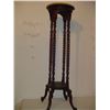 Image 1 : Early Mahogany Barley Twist Plant Or Lamp Stand