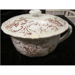 Porcelain Thunder Mug – C/W Lid - F. Winkle   Co