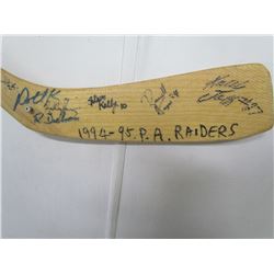 Signed Hockey Stick – 94/95 Prince Albert Raiders