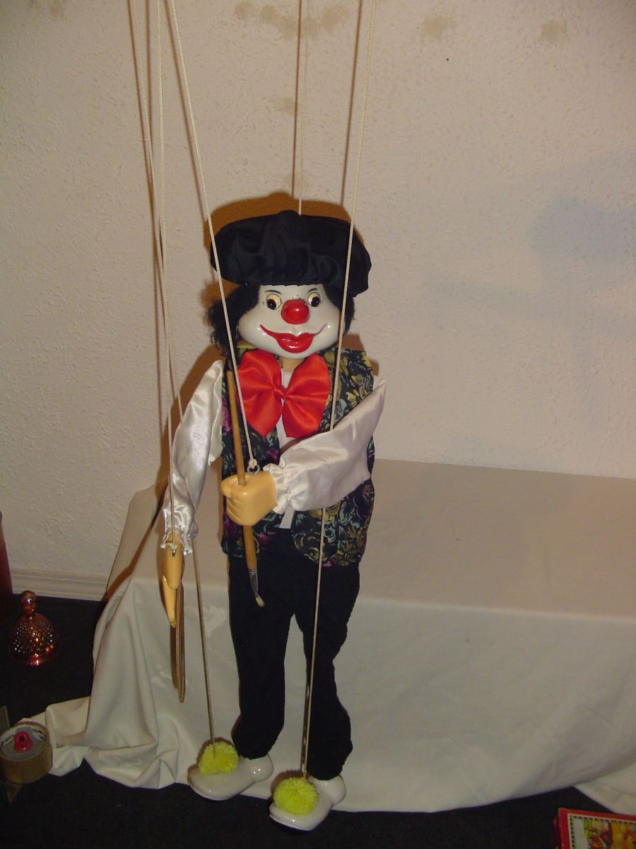 Large String Marionette Puppet - Schmalz Auctions