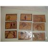 Image 1 : 9 Early 1900's Leather Post Cards