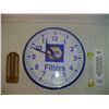 Image 1 : Napa Battery Advertising Clock And 3 Different Advertising Thermometers