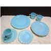 Image 1 : 12 pcs Blue Pyrex