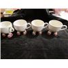 Image 1 : Set of 4 footed cups