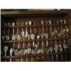 Image 2 : Approx 125 Collector Spoons With Display Case