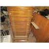 Image 1 : Oak Legal Filing Cabinet - 26 Drawers - 55" High