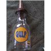 Image 1 : Gulf 1 Qt Oil Bottle with Spout & Lid