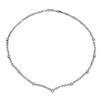 Image 1 : 0.45 CTW 18K White Gold Ladies Necklace - REF-213M2F