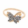 Image 1 : 18K Two Tone Gold 0.27CTW Diamond Fashion Ring - REF-44H9W