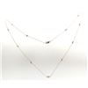 Image 1 : 14K Rose Gold 0.57CTW Diamond Necklace - REF-71X3Y
