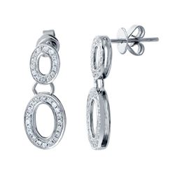 14K Gold 0.52 CTW Diamond Earring - REF-58M5F