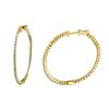 Image 1 : Genuine 0.98 TCW 14K Yellow Gold Ladies Earring - REF-96R3K