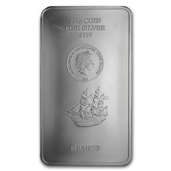 Genuine 250 gram Fine Silver Bar - Cook Islands Bounty