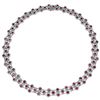 Image 1 : 14KWhiteGold 24.92CTW Ruby & Diamond Necklace - REF-1175K8R