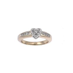 14K White Gold 0.5CTW Diamond Diamond Rings - REF-67K2R